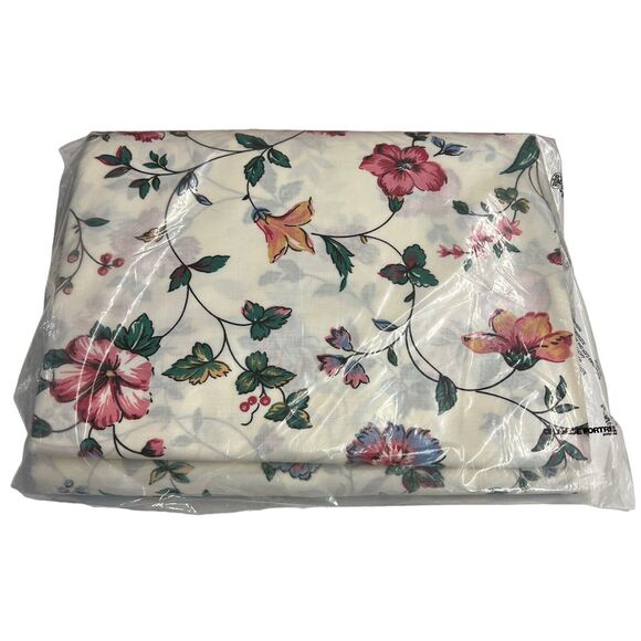 Vintage Galleria Cannon Mills Mervyn's Olivia Flora Sheets - Picture 2 of 8